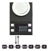 MH-8028 100g x 0.001g High Accuracy Digital Electronic Portable Jewelry Diamond Gem Carat Lab Weight Scale Balance Device with 1.6 inch LCD Screen