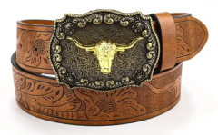 Western Cowboy Bältesspänne Herrbälte 110CM 110cm