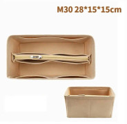 Väska Organizer Filt tyginlägg 25 30 35 Makeup Handväska Coff Khaki StyleC M