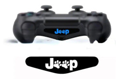 För PS4 Handtag Light Stickers Luminous Strip Sticker Light Bar Decal Skin Sticker