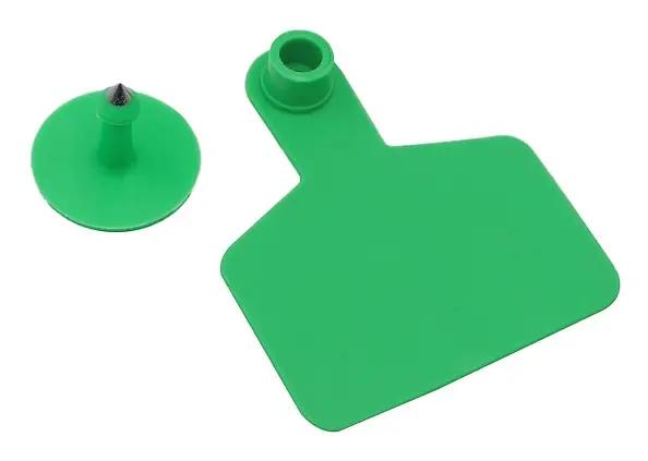 Tomma koeöronmärkning boskapsidentifiering TPU precisionsmärkning - 100 stycken