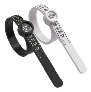 2-delad ringsättningsset, återanvändbar ringsättningsset, fingersättningsset, ringstorleksräknare, fingerstorleksmåttband