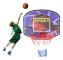Inomhus barn mini basketsystem Backboard Hoop Kit Dörr Väggmonterad set för barn (blå)