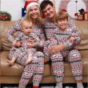 Familj Förälder-Barn Matchande Hem Set Pyjamas Julpyjamas Mamma XXXL