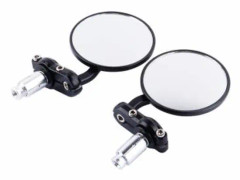 1 par runda roterande motorcykelbackspeglar