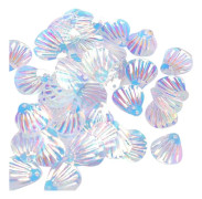 DIY Ögon Ansikte Resin Snäckskal med Platt Bas för Smycken och Dekoration DIY Hantverk Nödvändiga Smyckestillbehör Gyllene Glansig Vit M