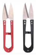 2 st metall U-formade syssaxar, sax för beskärning av växtblad, mini-DIY-trimmer, garn- och trådklippare, blom- och bonsaiklippare, hantverksklippare för I