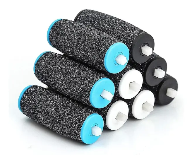 Set med 9 ersättningsrullar för Scholl Velvet Smooth Pedi ersättningsrullar, 3 typer [DB]