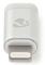 Lightning Adapter | Apple Lightning, 8-stifts | USB Micro-B Hona | Guldplaterad | Rund | Aluminium