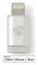Lightning Adapter | Apple Lightning, 8-stifts | USB Micro-B Hona | Guldplaterad | Rund | Aluminium