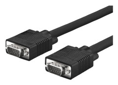MICROCONNECT VGA HD15 5m M-M Black