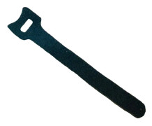 Lanview LVT551130 cable tie Hook & loop cable tie Nylon, Polypropylene (PP) Black 100 pc(s)