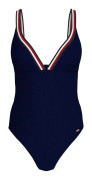 Tommy Hilfiger Baddräkt Triangle One Piece Rp Blå M Kvinna