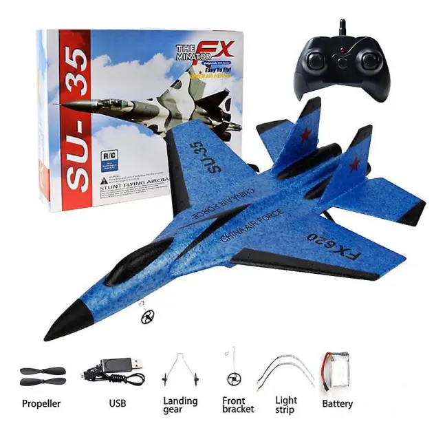 F22 SU-57 SU-35 RC Flygplan 2.4G Fjärrkontroll Flygplan Raptor Helikopter Flygplan Fjärrkontroll EPP Foam Plane Barnleksaker