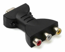 1 Styck Hdmi Hane Till 3 Rca Hona Komposit Av Video Audio Adapter Converter För Tv PC
