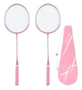 Badmintonracketar Rosa Professionella Separata Badmintonracketar i järnlegering för nybörjare Studentutbildning