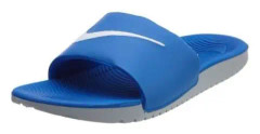 Kawa Slide Mules Child / Junior - NIKE - Blå/Grå - Textil - Scratch