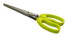 15cm malet 5 lager Kökssax korp Scallionsskärare hackade Örter kryddmunnar Matlagning Huvudbonadsax 2020 Sax
