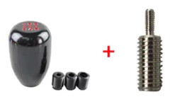 Manuell 10x1,5 Växelspaksadapter För Logitech G25 G27 G29 G920 Modifiering Aluminiumlegering Tillbehör Personlig Växelspaksknopp - Svart set Black set