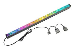 Dator Rgb Färg Ljusremsa 5v/3pin Aluminium Chassi Ljus Med Magnetisk Flerfärgad Rgb Led Lampa