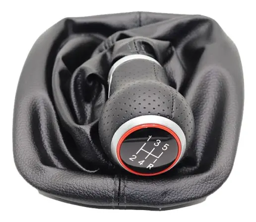 5 / 6 Växlad Bil Växelspaksknopp Med A3-knopp 12mm För VW Passat B5 B5.5 1998-2004 B5 FL (00-05) 3B B5 3B2 3B5 1996-2000-5 HS-020 svart linje 5 HS-020 black line