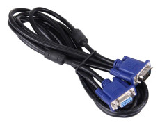 Good Quality VGA 15 Pin Male to VGA 15 Pin Female Cable for LCD Monitor, Projector, etc (Length: 1.8m)