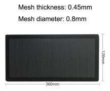 10pcs 12x36cm With Magnetic Suction PVC Cooling Fan Dust Net Desktop Computer Industrial Fan Filter Cover