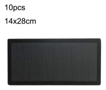 10pcs 14x28cm With Magnetic Suction Ordinary Version PVC Cooling Fan Dust Net Desktop Computer Industrial Fan Filter Cover