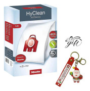 Miele 9917710 Hyclean 3d Efficiency Fjm vakuumpåsar - låda med 4 påsar - gratis julnyckelring