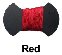 (Röd tråd) Handsömnad Bil Ratt Skydd Topp Ko Läder Fläta på ratten För Land Rover Range Rover 2003-2010 2011 2012 Red Thread
