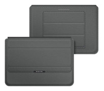4 in 1 Universal Laptop Holder PU Waterproof Protection Wrist Laptop Bag, Size: 17 inch(Grey)