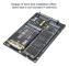 SATA 22PIN To MSATA Or M.2 NGFF SATA Card 2 In 1 SSD Converter Card Only Card