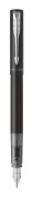Parker Vector XL, Svart, Påfyllning med bläckpatronssystem, Blå, Rostfritt stål, Medium, Ambidextrous