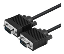 10m Good Quality VGA 15Pin Male to VGA 15Pin Male Cable for LCD Monitor, Projector, etc