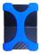 X Type 2.5 inch Portable Hard Drive Silicone Case for 2TB-4TB WD & SEAGATE & Toshiba Portable Hard Drive, without Hole (Blue)