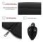 Neoprene U Disk Storage Bag Cover, Bag Size: 20x9cm(Black)