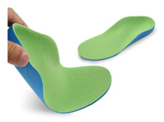 Children PU XO Leg Corrective Insole, Size: 23cm