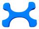 X Type 2.5 inch Portable Hard Drive Silicone Case for 2TB-4TB WD & SEAGATE & Toshiba Portable Hard Drive, without Hole (Blue)