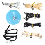 1 Pair High Heels Prevent Heel Drop Shoe Strap(Gold)
