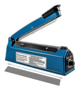 200 mm Heat Sealer Plastpåse Sealer Impulse Sealer Blue Vacuum Food Sealer Bag Pack Machine
