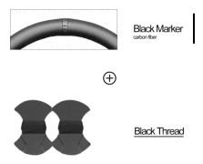 (Svart kolmarkör) Svart PU Konstläder Rattkåpa för Opel Corsa C Combo C Vauxhall Tigra 2000-2005-2006 Opel Combo Tillbehör Black carbon marker