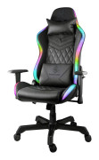 Deltaco Gaming DC410 Gamingstol med RGB-belysning, konstläder