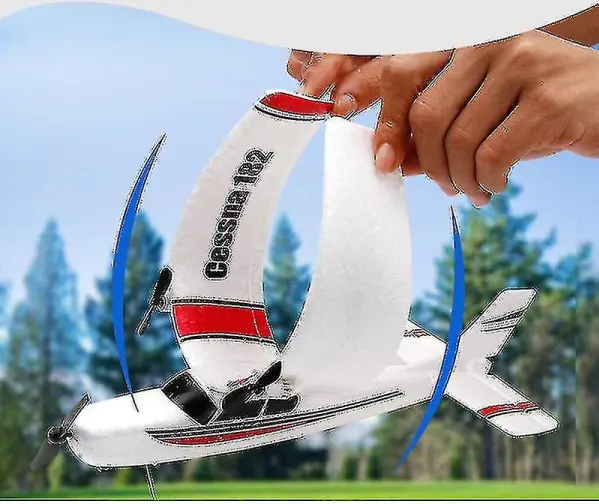 Fx801 Rc flygplan 2,4g borstlös motor 2ch Fast Wing Glider DIY Steady Flight Plane Model for Kids
