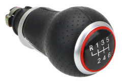 12mm 5/6 Växlar Bil Växelspaksknopp För Audi A4 B6 B7 B8 A6 S4 8K A5 8T Q5 8R S Line Ibiza 6J Seat Leon Mk1 Passat Golf-Röd 6 växlar Red 6 gear