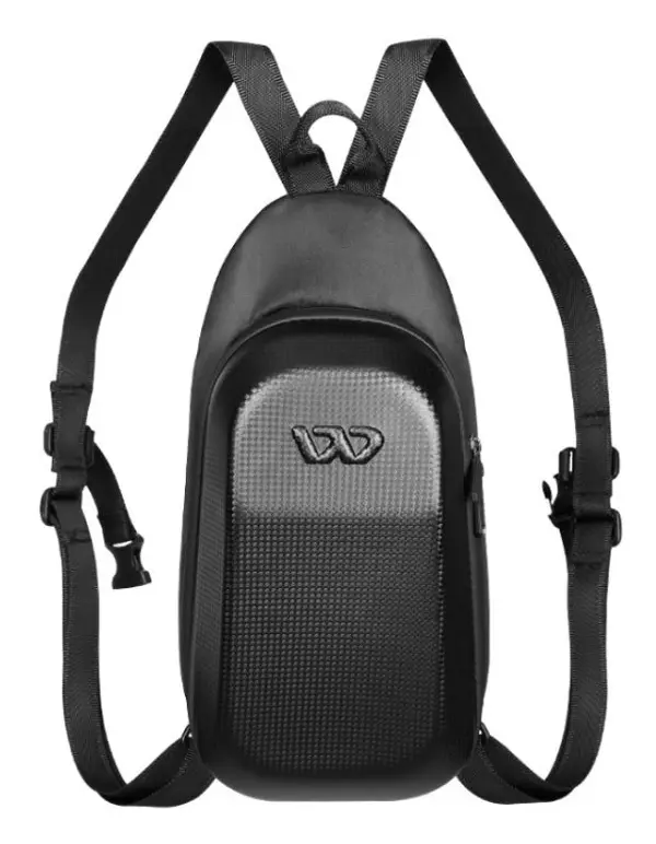 WEST BIKING YP0707272 Hard Shell Bike Riding Backpack Leisure Portable Outdoor Bag(Carbon Texture)