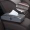 Car Clock Tissue Box Multi-Function Vehicle Instrument Table Paper Towel Box, Style: Clock+Parking Card (Gray)