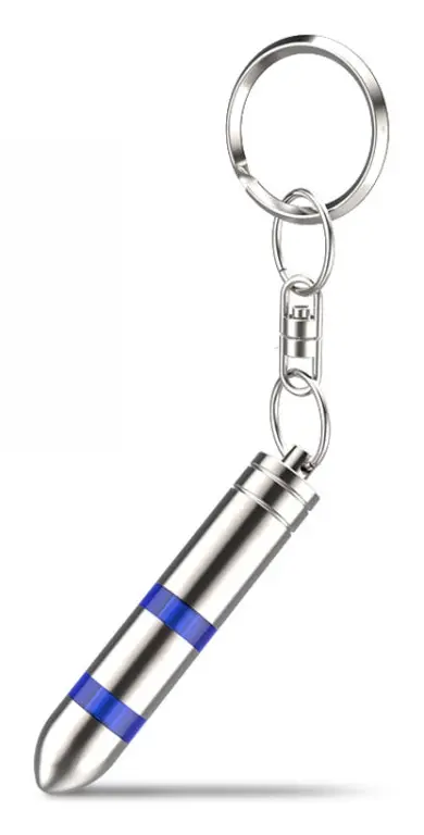 Static Elimination Car Keychain Static Discharger(Blue Upgraded)