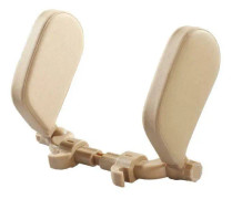 Car Seat Headrest Car Neck Pillow Sleep Side Headrest for Children and Adults (Beige)