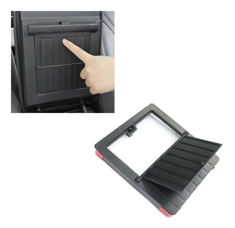 Car Central Control Armrest Box Push-type Hidden Storage Box for Tesla Model 3 / Y