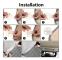 Car Winter Backless Plush Non-slip Non-binding Seat Cushion, Color: Front Row Beige